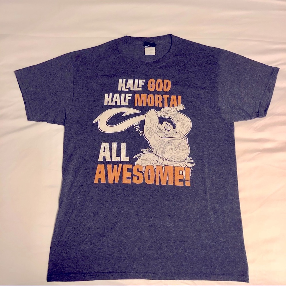 Disney Moana Maui men M blue T-shirt